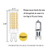 Yosenmi Dimmable G9 Led Bulb 5W, 40W Halogen Equivalent, Warm