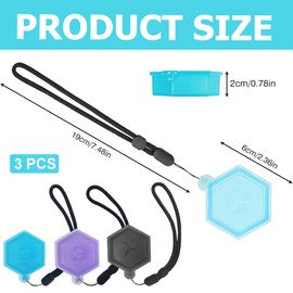 AYVRUOP 3 PCS Pod Case Aufbewahrungsbox für Duft-Pod Aroma-Pod,A Up pods Aufbewahrungsbox,BPA-Freie Schutzhülle zur Aufbewahrung von Aroma-Box,Sicheren Lagerung von Aroma-Boxen