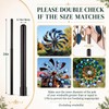 Glossy Black 72" h Replacement Pole for Large Wind Spinner,