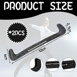 SZSMW Blade Protectors Ice Skates - Figure Skating Accessories - Skate Blade Covers - Suitable for Various Types of Ice Skates, Such as Ice Hockey Skates, Figure Skating Skates