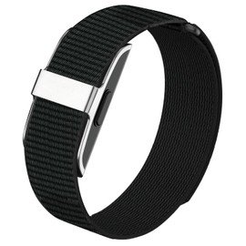 Oanux Nylon Loop Band Compatible with Hume Band Replacement 1.0, Hook and Loop Breathable Soft Wristband for Hume Strap Health Fitness Tracker Women Men