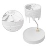 Christmas Tree Carousel Spinning Candle Holder Stainless Steel Rotary Tree