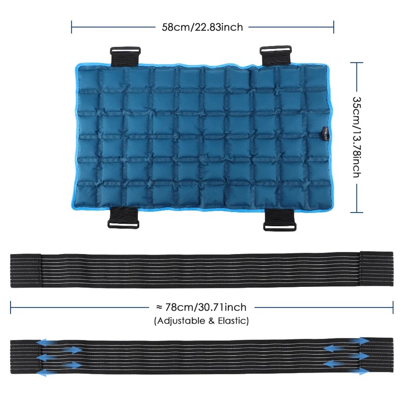 Reusable Knee Ice Pack Wrap for Hot & Cold Therapy