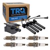 TRQ Ignition Kit Ignition Coil Spark Plugs Spark Plugs Wire