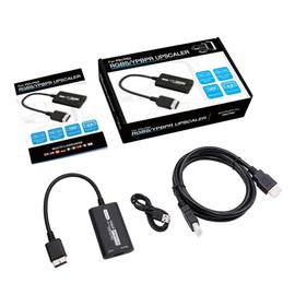PS1/PS2 to HDMI Converter, RGB-YPbPr Switch, Supports 1080P Output, 16:9/4:3 Aspect Ratio, Plug and Play, HDMI Cable Included