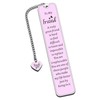 Friendship Gifts for Women Purple Bookmark for Book Lovers Best