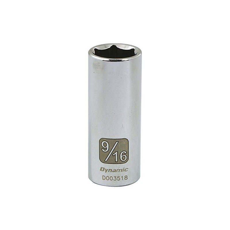 Dynamic Tools D003518 1/4" Drive 6 Point SAE Socket with