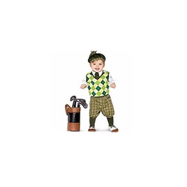 Rasta Imposta Future Golfer Costume, Green, 18-24 Months