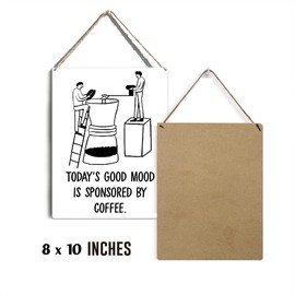 GUDIAO Kitchen Coffee Decoration for Coffee Bar Kitchen Coffee Decor Sign Cafe Decor Espresso Wall Art for Coffee Shop Corner Coffee Station Sign Coffee Lover Gifts for Women Men Family