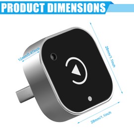 Wireless CarPlay Adapter, 2 in 1 CarPlay Wireless Adapter Wired to Wireless, Plug & Play, USB/Type-C Mini and Stable USB Android Car Adapter for iOS 10+/Android 11+ Cars with Wired CarPlay