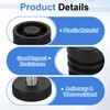 sourcing map 4 Set Leveling Feet, M10x38mm Plastic Adjustable Furniture