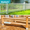 Wanhork 304 Stainless Steel Adjustable Post Protector (Range 3-6in), Protect