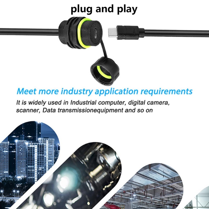 PENGLIN 1 Piece M20 IP68 Waterproof USB 3.1 Type C