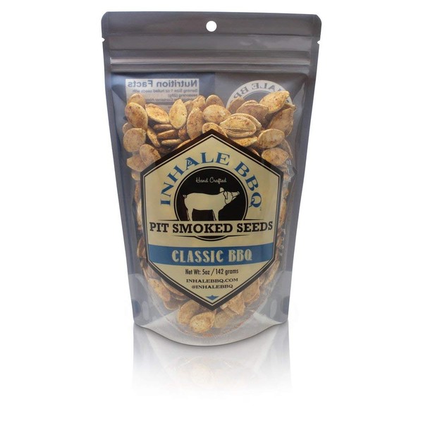INHALE BBQ - Pit Smoked Classic BBQ Pumpkin Seeds (2
