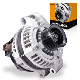ADEERLUO High Output Alternator For/Honda Civic 2006-2010, Accord 2003-2007, CR-V 2007-2009, Element 2003-2009, For/Acura TSX 2004-2008 L4 2.0 2.4 Upgraded 31100-RAA-A01 12V 100Amp CW 7-Groove