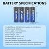 VENNERLI AA 3000mAh Rechargeable Nickel-Metal Hydride Batteries 1.2V Low Self-Discharge