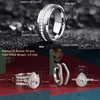 Newshe Jewellery Wedding Ring Sets for Him and Her AAAAA