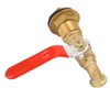 Rain Barrel Spigot, Brass Quarter Turn Ball Valve Faucet with