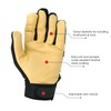 Illinois Glove Company 90LB Water Repellent Cowhide Mechanics Glove L
