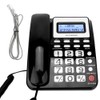 ASHATA Corded Telephone, Wired Telephone with Speaker Voice Recorder and