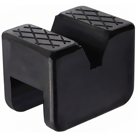 ZPFLL Jack Pad, Jack Lift Pad Adapter, Universal Rubber Jack Stand Pad, Slotted Frame Rail Pinch Welds Protector (1PCS)