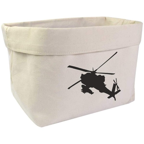 Azeeda Large 'Military Helicopter' Canvas Organiser/Storage Bag (OR00011169)