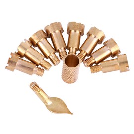 Holzverbrennungsspitze, 23PCS Kunst Holzverbrennungsspitzen Schablone zum Löten Brandmalerei Arbeits Schnitzen PrägungMontiereisen