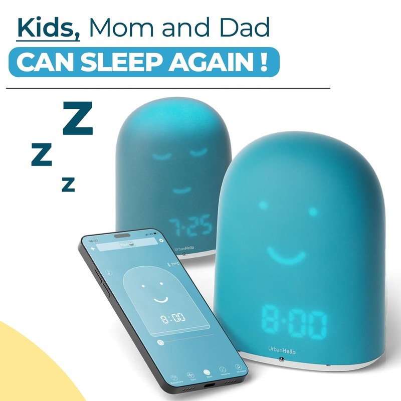 UrbanHello REMI - The Ultimate Ok to Wake Children Clock