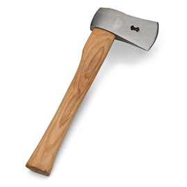 Kings County Tools Swiss Army Camping Axe | 15-1/2” Hardwood Handle | Easy to Carry and Use | Perfect Campfire & Kindling Tool