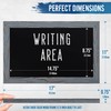HBCY Creations Rustic Grey Magnetic Wall Chalkboard, Small Size 11"