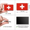 TRIOSK Fridge Magnet Strong Flag Switzerland Magnet Country Flags Gift