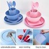 Wheat Straw 8pcs Set Kitchen Dinnerware Bowl Sets Dinnerware Tableware