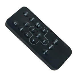 VINABTY New Remote Control Replacement fit for Toshiba TY-WSB600 TRM-WSB600 Bluetooth Soundbar TV Speaker Remote Controller
