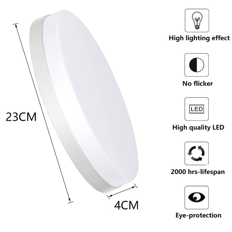 Ouyulong LED Ceiling Light 36 W Round 6500 K