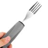 GLEAVI Adaptive Utensils 3pcs Silverware Stainless Steel Fork Spoon Straight