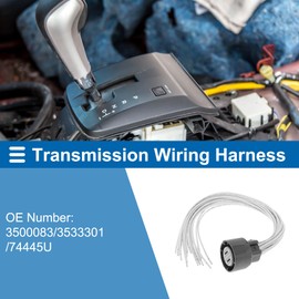 X AUTOHAUX No.3500083 4L60E 4L65E 4L70E 4L80E Automatic Transmission Wiring Harness Gearbox Connector Plug Cable Pigtail for 4L80E 1994 Up, 4T40E 4T45E