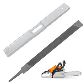 superbobi 27742 Chainsaw Depth Gauge Tool & Flat File, 0.025" Drop-Center Depth Gauge, Chainsaw Depth Measure & Sharpener Tool Fit for Oregon/Universal Chainsaw Chain