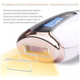 Depiladora Permanente Láser 999,999 Flashes Facial Y Corpora
