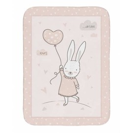 KIKKA BOO SUPERSOFT BLANKET RABBITS IN LOVE 110/140