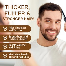 Caffeine & Biotin Shampoo 10.56 fl oz(Pack of 1), Hair Growth Shampoo with Caffeine, Castor Oil, Peppermint Extract | Promotes Natural Hair Growth and Thickness, Energizes Scalp.