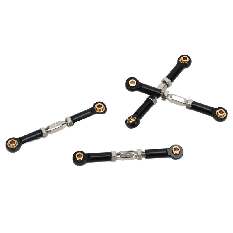 4Pcs RC Car Camber Links Black Aluminium Alloy Reduce Vibration
