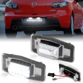 POPMOTORZ Mazda MAZDA Roadster License Lamps NB MPV LW Familia BJ Bongo SK Tribute EP Premacy CP Ford FORD Escape EP LED License Light 2 Pair Genuine Replacement