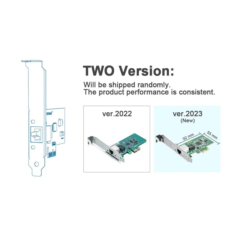 Gigabit Network Card-Intel I210 Chip 1Gb Converged Network Adapter Card(NIC)