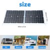 600W Power Solar Panel 18V Trickle Charger Battery Charger Kit
