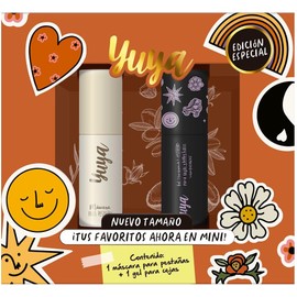 Yuya - Set edición especial versión mini: Máscara negra + gel de cejas
