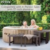 Intex Set of 4 PureSpa Benches, 2 Medium and 2