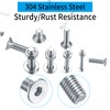 950 Pcs Flat Head Screws, Nuts, and Washers Assortment Kit,