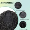 Fecihor 27 inch Drawstring Ponytail Kinky Curly Ponytail for Women