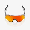 100% S3 Sport Performance Cycling Sunglasses (Polished Translucent Grey &