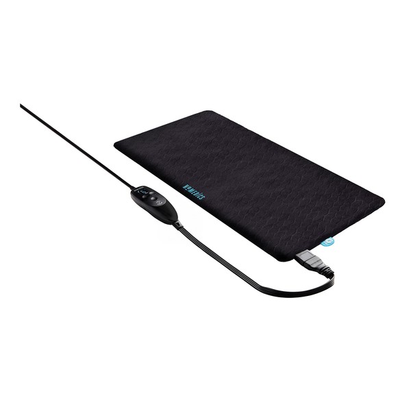 Homedics Weighted Integrated Gel Heating pad 4.1 LB with Deeper Penetrating Heat, 6 Heat Settings with 2-Hour Shutoff, Freezer-Friendly Cold Therapy, Unplug for On-The-Go Use, 12” x 24”